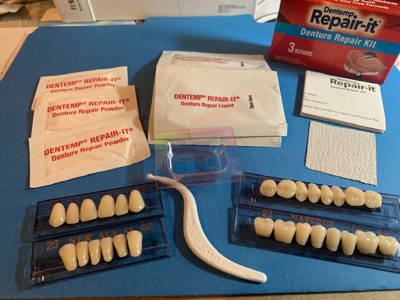 Diy Denture Repair Kit With a Complete Set of Acrylic Resin 3 Etsy