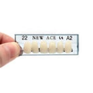 Carte supérieure des dents antérieures, teinte A2 taille 22