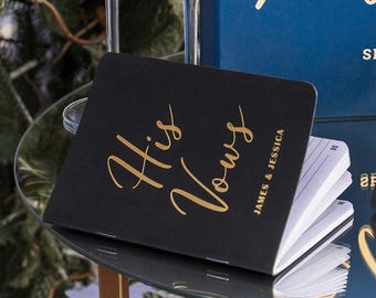 Vow Books Set of 2 Wedding His and Hers Book