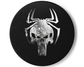 Ceramiczna podstawka pod kubek Spider-Man Punisher Skull | Comic Movie Geek