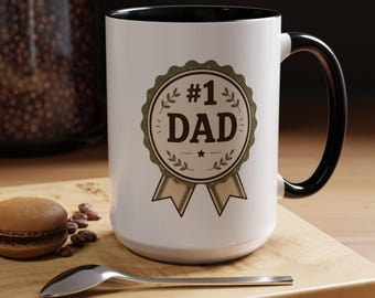 Dad Typography Coffee Mug 11oz or 15oz | Fathers Day Mug