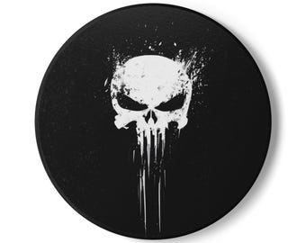 Ceramiczna podstawka z logo komiksu Punisher | Marvel, Geek