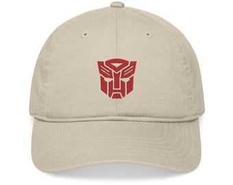 Optimus Prime Embroidered Organic Baseball Cap | Autobot Transformers