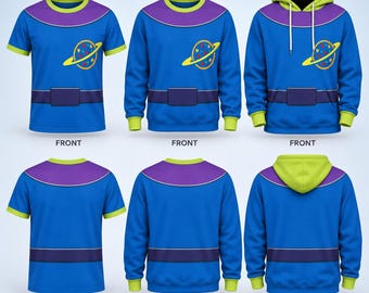 Pizza Planet Alien costume T-shirt Toy Story Aliens family friends Halloween cosplay outfit