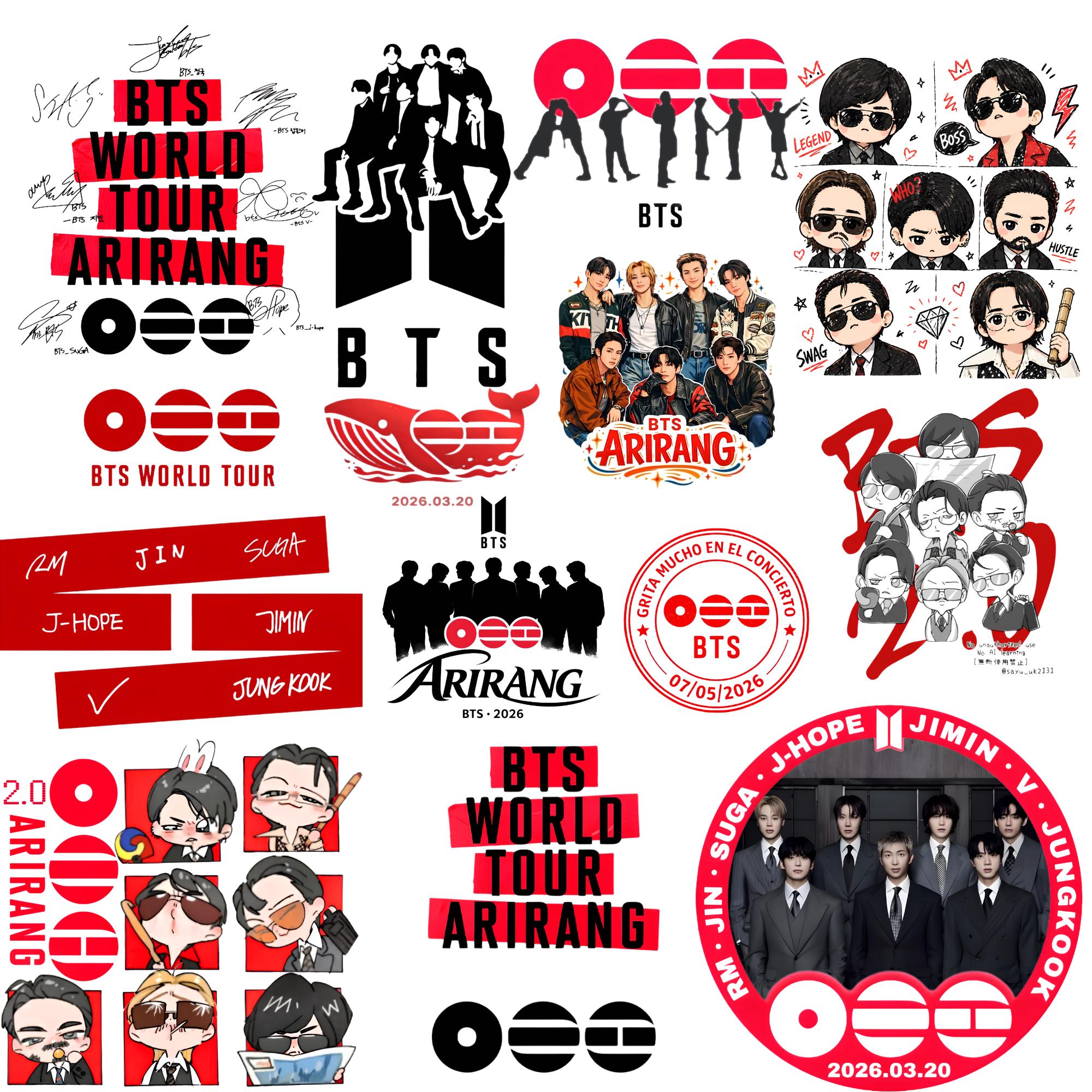 Printable bts stickers - Etsy 日本