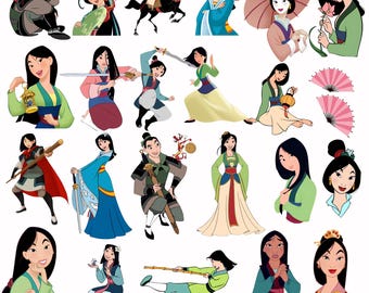 Mulan Digital download, Mulan Bundle Layered ,Mulan SVG,Cricut, Mulan Silhouette, Mulan Instant Download, svg files for cricut