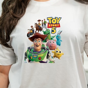 Toy Story 5 PNG, Toy Story 5 Clipart Bundle, Editable Toy Story Buzz Woody new characters, Toy Story 5 Birthday files for shirt cake topper image 7