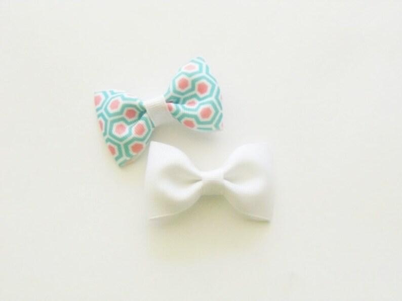 Baby Hair Bows Mini Hair Bows Small Hair Bows Hair Bows For Etsy