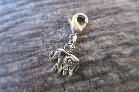 MY BOY Heart Antiqued Silver Plated Lobsterclaw Clip-On Dangle Charm 1pc