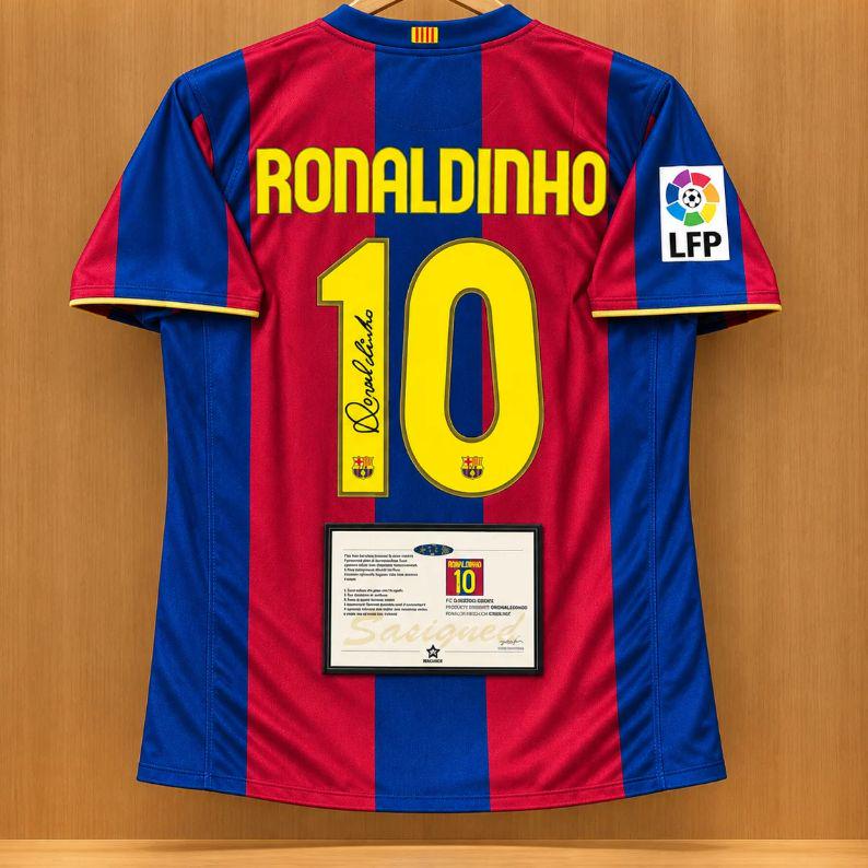 Fc Barcelona Ronaldinho Jersey - Etsy