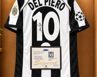 Alessandro Del Piero SIGNED Juventus 97/98 Home Jersey/shirt - COA