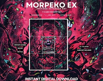 Pitch Black - Morpeko ex SIR 117/084 Extended Binder Art Display (Digital Download)