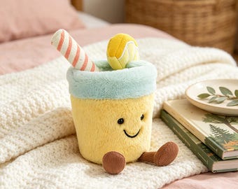 Jellycat Small Bashful Blossom Lemon Bunny 8