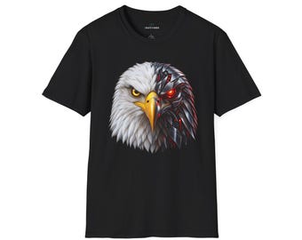 T-shirt Aigle à tête blanche cyborg | Aigle à tête blanche cybernétique