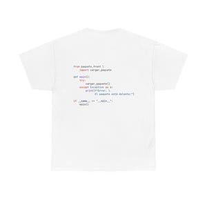 Python Code Print T-Shirt, Programmer's Essentials image 3
