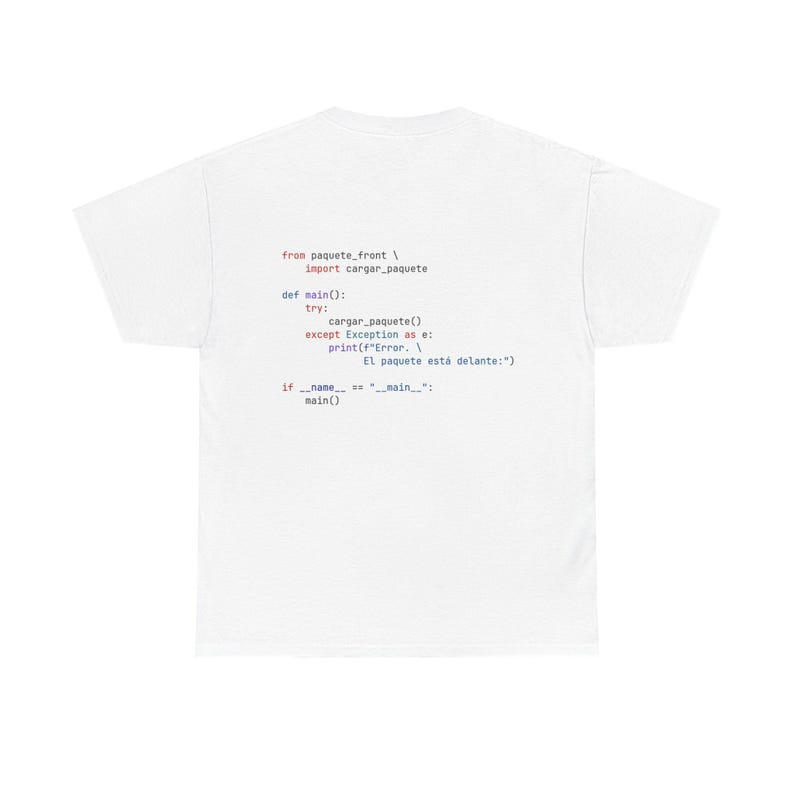 Python Code Print T-Shirt, Programmer's Essentials image 3