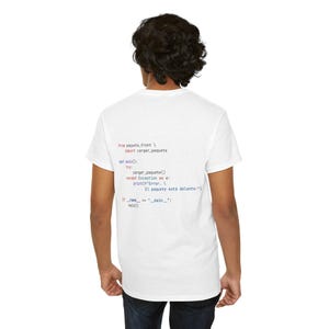 Python Code Print T-Shirt, Programmer's Essentials image 7