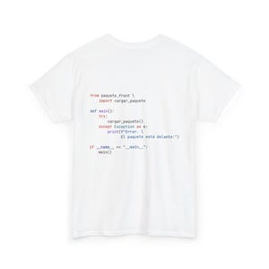 Python Code Print T-Shirt, Programmer's Essentials image 5