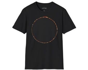 Solar Eclipse Ring T-Shirt | Glowing Corona Graphic Tee