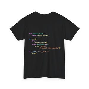 Python Code Print T-Shirt, Programmer's Essentials image 6