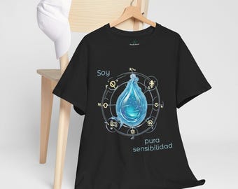 Collection de t-shirts mettant en vedette les 4 éléments : L'EAU