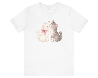 T-shirt avec un adorable couple de chatons