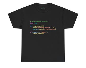T-shirt avec du code Python, t-shirt de programmeur