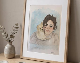 Ilustraciones & Retratos personalizados, hechos en Acuarelas