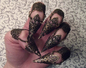 Bronze Elven Claw Armor // Set of 5