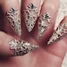 Silver Dragon Claws // Nail Armor // Set of 5 