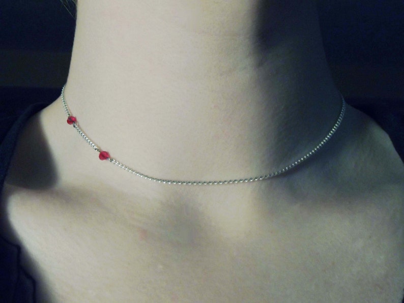 Vampire Kiss Necklace Choker image 1