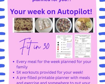Your Week on Autopilot | Meal Plan, Workouts & Family Planner for Busy Parents