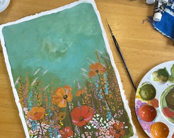 Obra de arte original: “Flores melancólicas”
