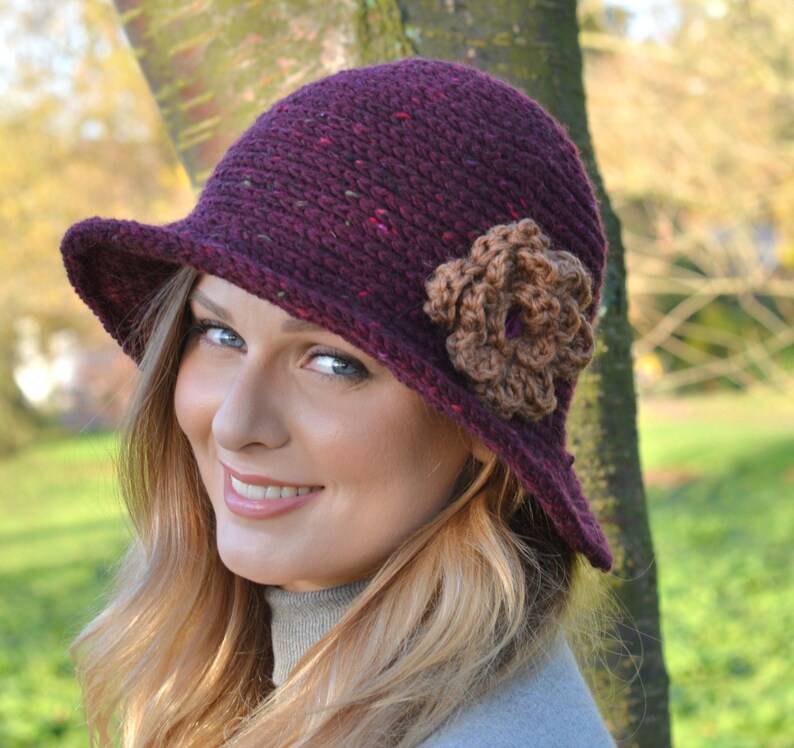 CROCHET PATTERN Ladies Hat Downton Abbey Cloche Hat Easy Etsy UK