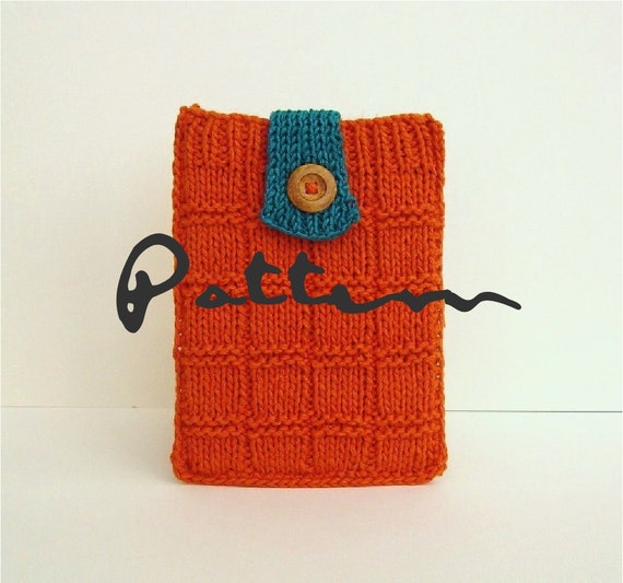 Items similar to Kindle Case Cover Cozy KNITTING PATTERN ...