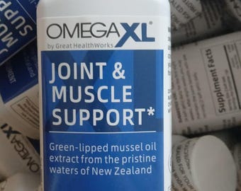 3Pack Omega XL 300 Capsules-Green Lipped Mussel Joint & Muscle Relief Supplement