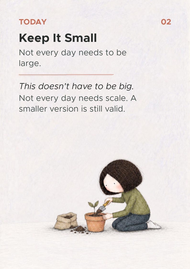 From Here: An Everyday Oracle, 50 Card Deck for Neurodivergent Adults image 3