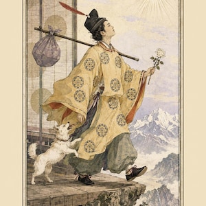 Tale of Genji Tarot: 78 Card Tarot Deck Based on Murasaki Shikibu's Novel Bild 1