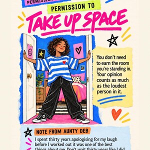 Permission from Aunty Pip: 56 Permission Slip Cards for Girls 10 to 14 image 1