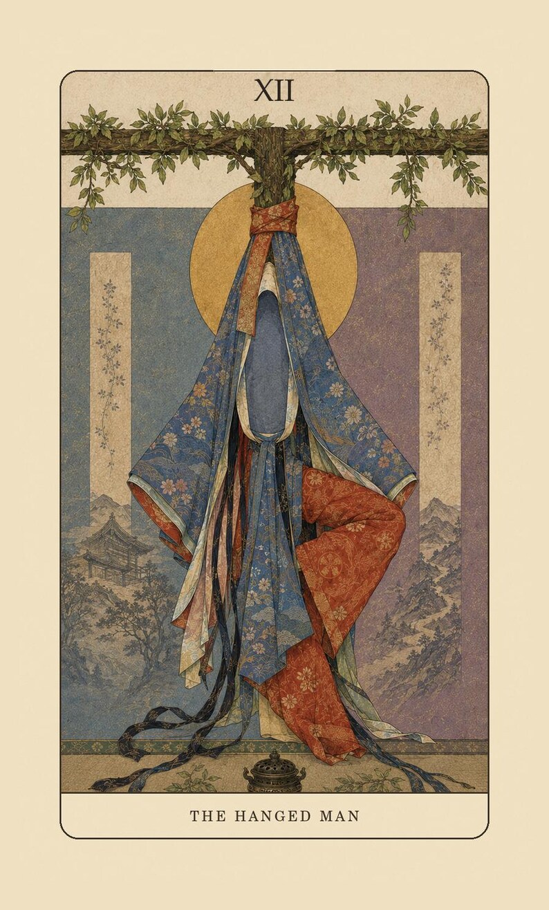 Tale of Genji Tarot: 78 Card Tarot Deck Based on Murasaki Shikibu's Novel Bild 4
