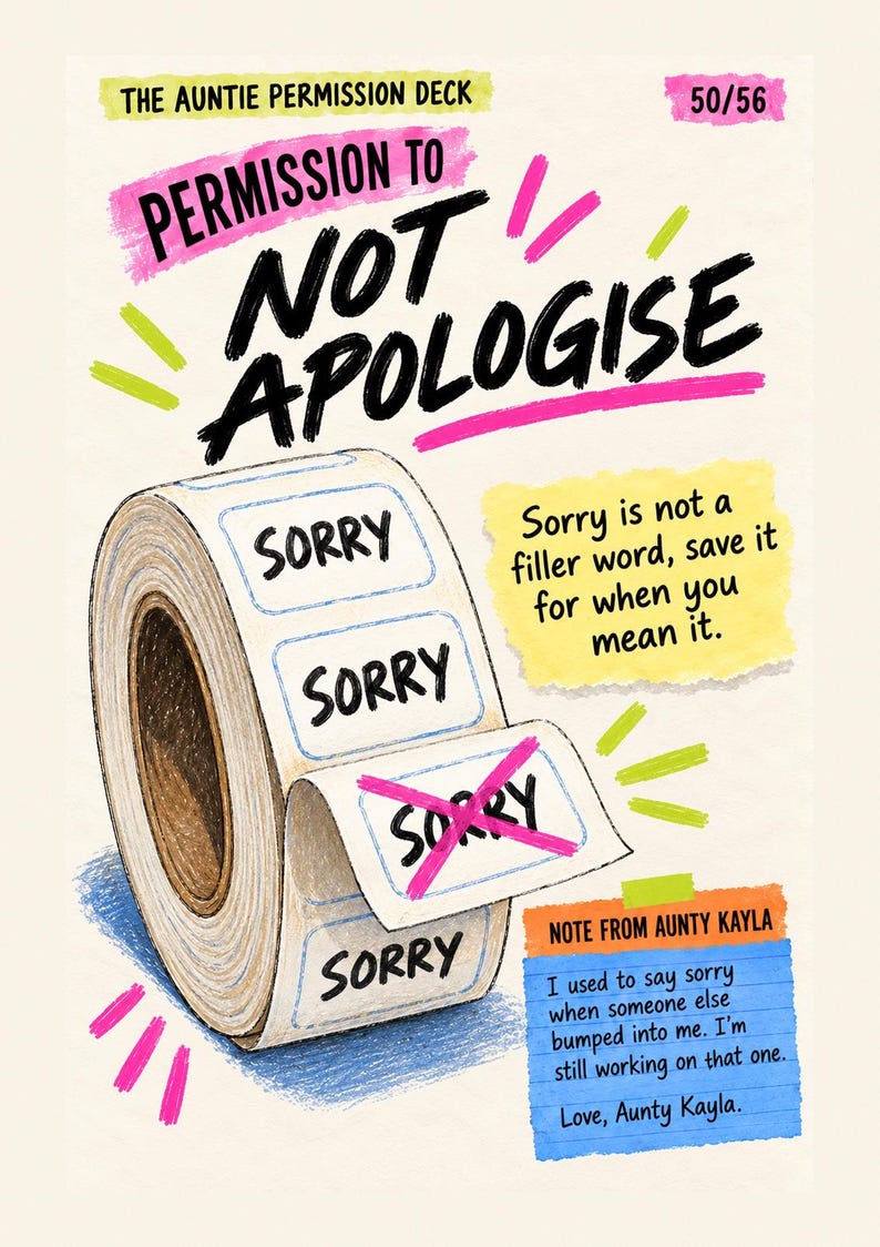 Permission from Aunty Pip: 56 Permission Slip Cards for Girls 10 to 14 image 7