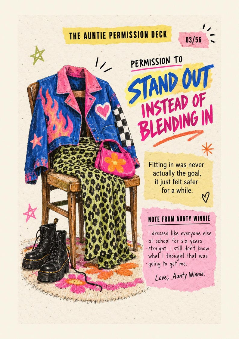 Permission from Aunty Pip: 56 Permission Slip Cards for Girls 10 to 14 image 2
