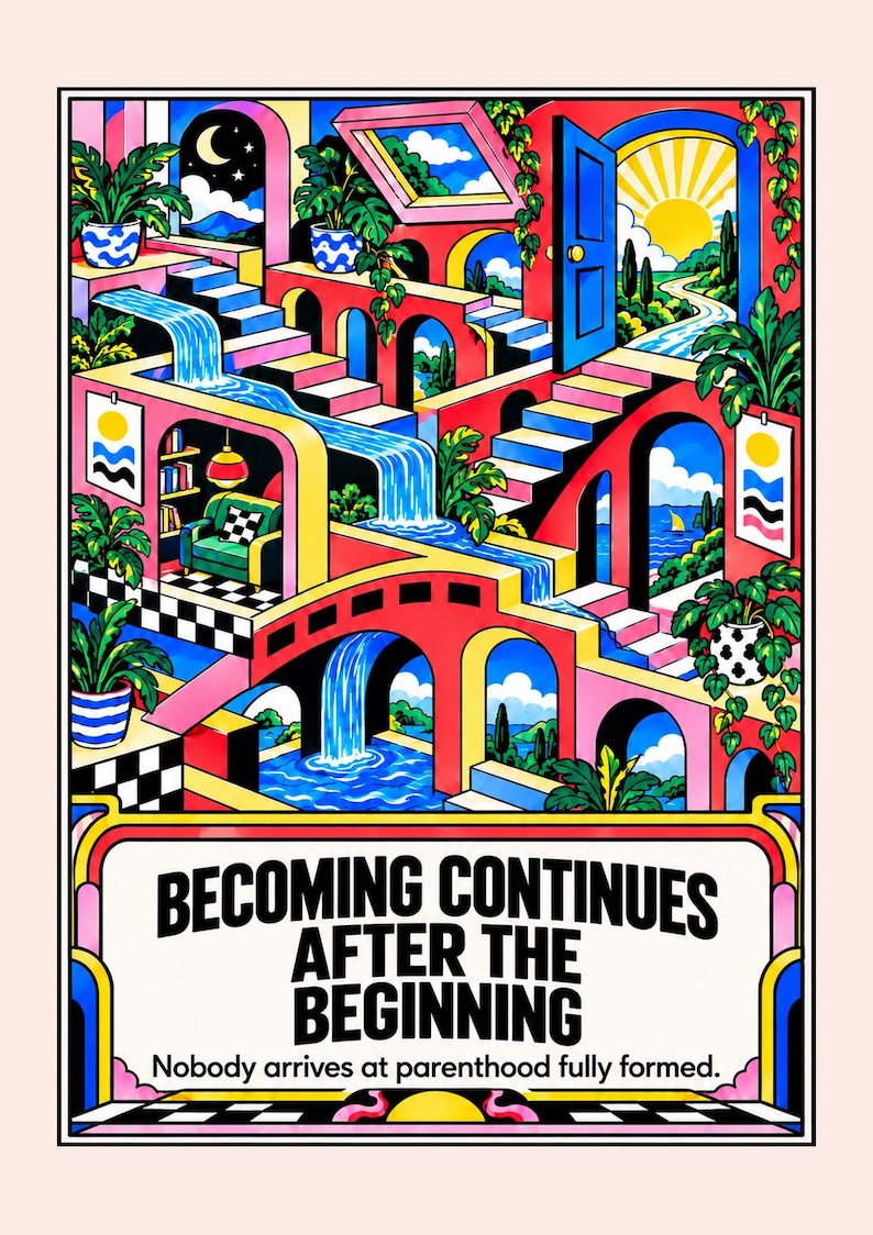 The Bright Mess: 69 Card Oracle Deck for New Parents image 1