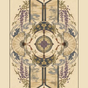 Tale of Genji Tarot: 78 Card Tarot Deck Based on Murasaki Shikibu's Novel Bild 10