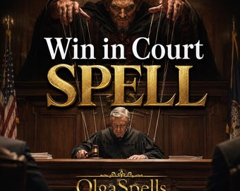 Win in Court SPELLs, Same Day Legal Victory Ritual, Court Case Justice, Favorable Outcome Support