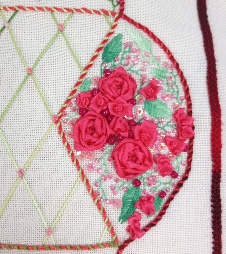 Tutorial - Spring Blooms - Silk Ribbon Embroidery and Stumpwork ...