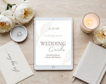 Hochzeitsplaner digital | Wedding Checklisten, Budgetplanung, Dienstleisterübersicht inkl. Fragebögen, Ablauf,Fotoübersicht, Journaling uvm.