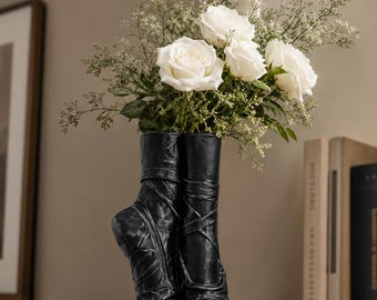 Ballettschuh Vase, Spitzenschuh Blumentopf, Ballerina Decor, Tanz-Liebhaber-Akzent