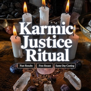 Karmic Justice Ritual | Return to Sender Ritual | Reverse Bad Energy | Spiritual Protection Ritual