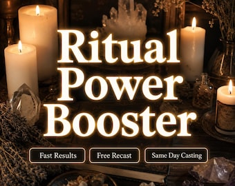 Ritual Power Booster | Ritual Booster for Stronger Energy, Faster Focus and Ritual Support